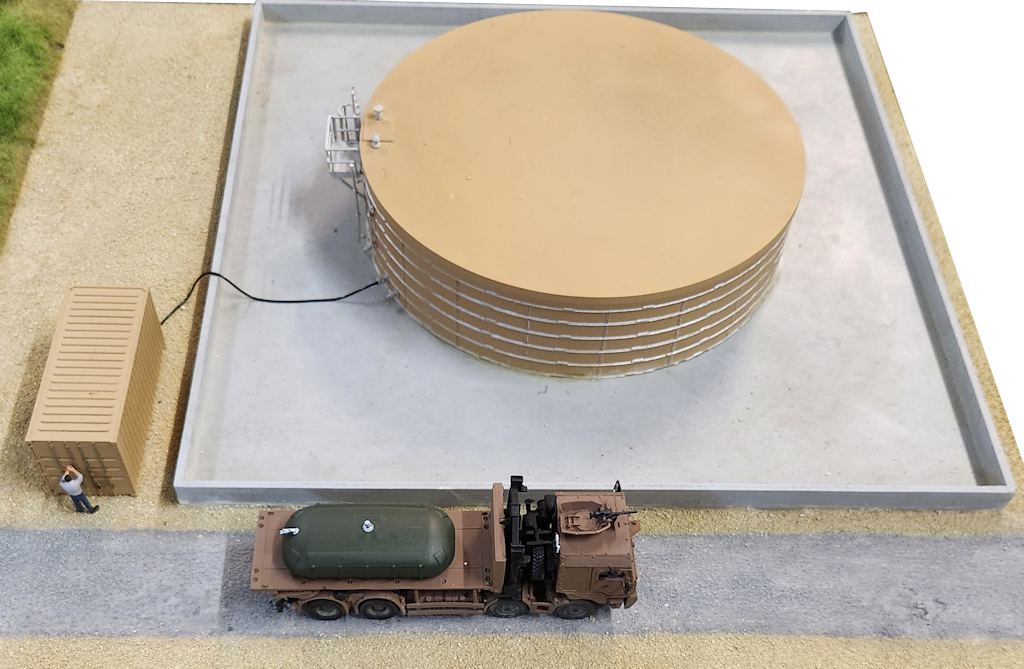 Model of Pronal's RAM modular overhead tank