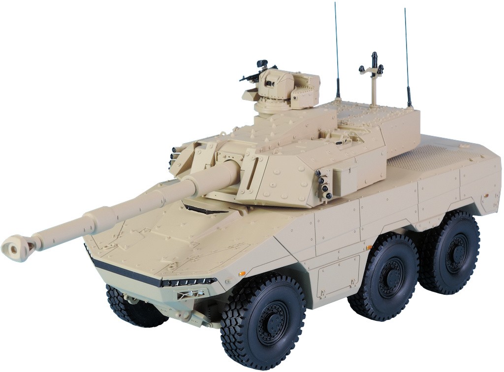 Promodels 1/48-scale FENRIS model in a sand finish, front three-quarter view