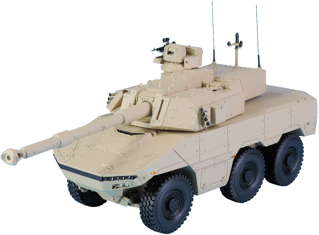 1/48-scale model of the FENRIS armored vehicle by Arquus and John Cockerill