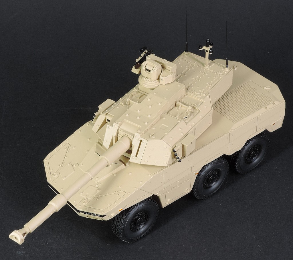 Details of the turret and equipment on the FENRIS model