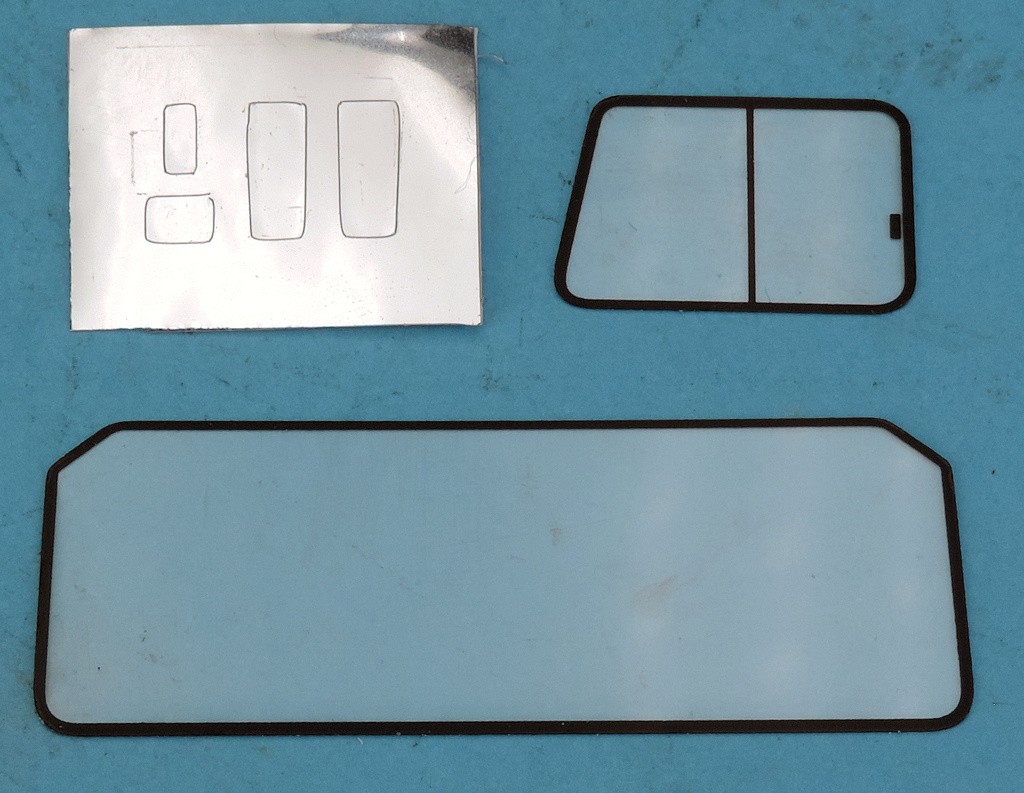 Vitres maquette avec joints gravés précision industrielle Promodels