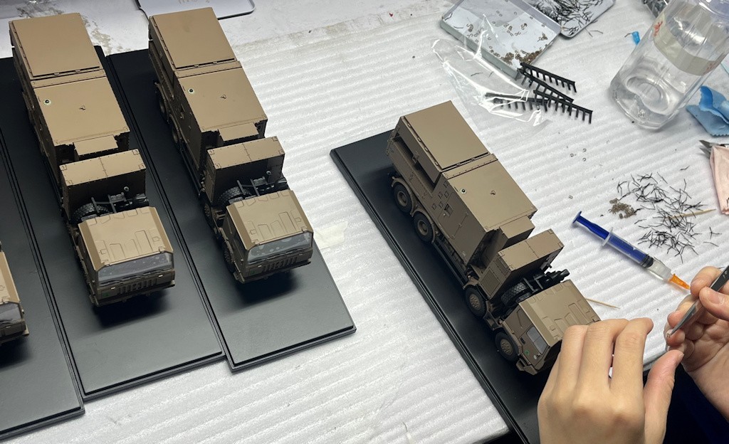 Micro-pièce maquette militaire essuie-glace haute précision fabrication experte