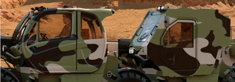 maquette véhicule logistique blindé