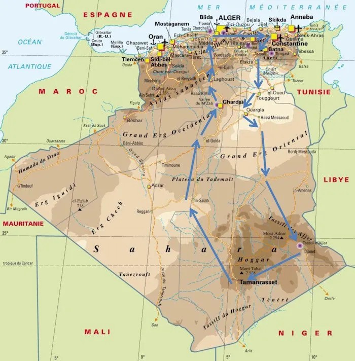 map-raid-1st-REC-algeria