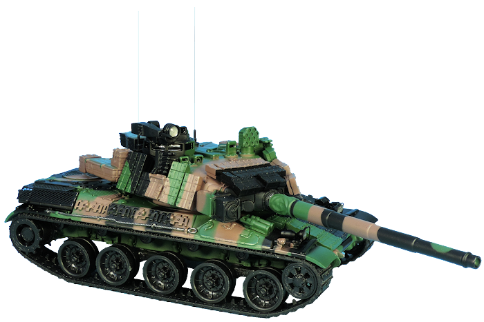 Maquette-char-AMX-30-B2-Brennus-Master-Fighter-1/48
