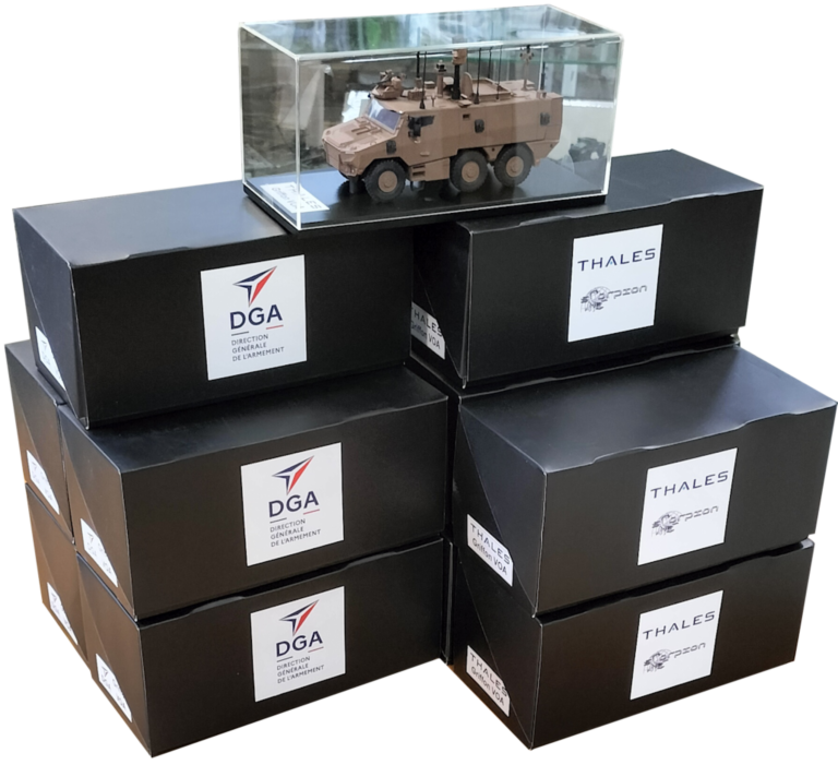 maquette DGA Thales programme Scorpion
