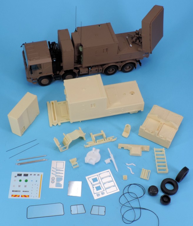 Maquette Promodels Cobra pièces détachées haute précision avant assemblage