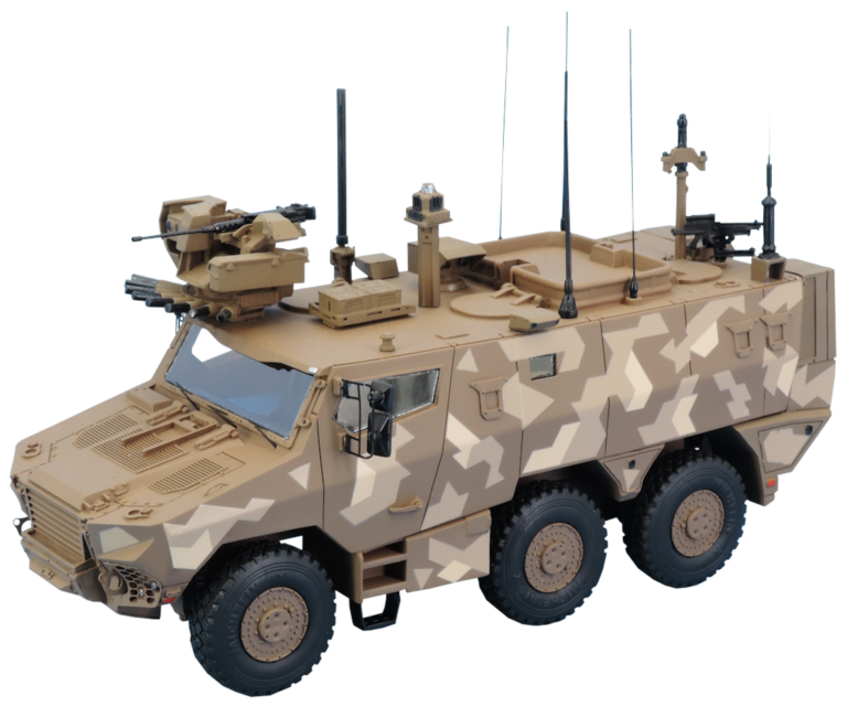 model of the French Army's new CAMTAC camouflage pattern